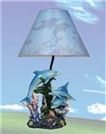 DOLD27297 Luminous Sea Dolphin Lamp